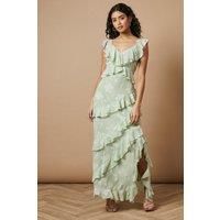 Oasis Sage Midaxi Dress Womens Occasion Dresses