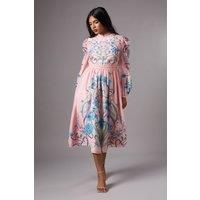 Coast Pink Midi Dress Womens Occasion Dresses