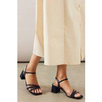 Womens Good For The Sole: Mireille Comfort Mesh Detail Mix Material Heeled Sandals