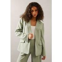 Wallis Light Khaki Casual Jacket Womens Daywear Jackets & Coats