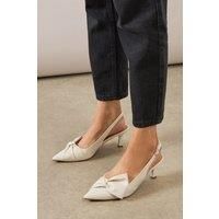 Wallis Bone Court Shoes Womens Occasion Heels