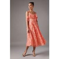 Coast Coral Midi Dress Womens Occasion Dresses