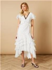 Oasis White Midi Dress Womens Occasion Dresses
