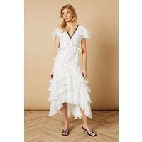 Oasis White Midi Dress Womens Occasion Dresses