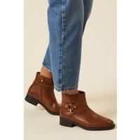 Good For The Sole Tan Ankle Boots Womens Daywear Boots