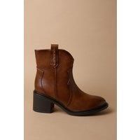 Oasis Tan Ankle Boots Womens Casual Boots