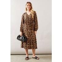 Wallis Brown Fit & Flare Dress Womens Daywear Dresses