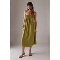 Warehouse Olive Dress Womens Occasion Dresses