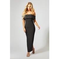 Misspap Black Maxi Dress Womens Occasion Dresses