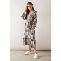Wallis Khaki Midi Dress Womens Daywear Dresses
