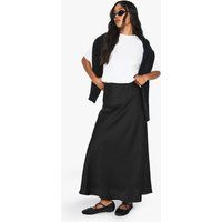 Womens Satin Midaxi Skirt
