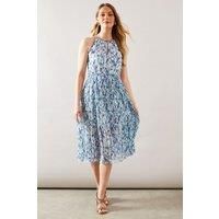 Wallis Blue Midi Dress Womens Daywear Dresses