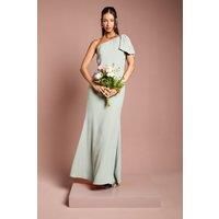 Coast Sage A-Line Dress Womens Bridesmaids Dresses