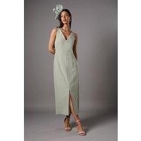Coast Sage Column Dress Womens Occasion Dresses