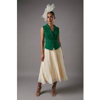 Coast Green Fit & Flare Dress Womens Occasion Dresses