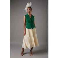 Coast Green Fit & Flare Dress Womens Occasion Dresses