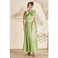 Coast Green Fit & Flare Dress Womens Occasion Dresses