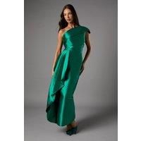 Coast Dark Green Column Dress Womens Black Tie Dresses