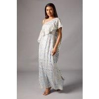 Coast Light Blue Fit & Flare Dress Womens Occasion Dresses