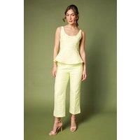 Coast Yellow Tailored Trousers Womens Occasion Trousers
