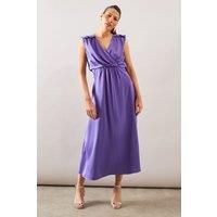 Wallis Blue Fit & Flare Dress Womens Occasion Dresses