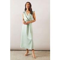 Wallis Mint Fit & Flare Dress Womens Occasion Dresses