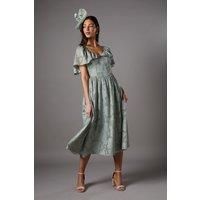 Coast Green Midi Dress Womens Occasion Dresses