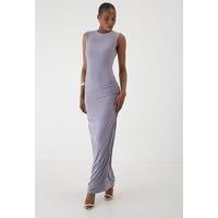 Misspap Grey Maxi Dress Womens Going Out Dresses
