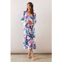 Wallis Lilac Wrap Dress Womens Daywear Dresses