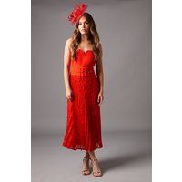 Coast Red Midi Dress Womens Occasion Dresses