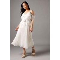 Coast Ivory Fit & Flare Dress Womens Occasion Dresses