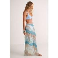 Nastygal Turquoise Beach Skirt Womens Beachwear Beachwear