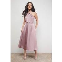 Oasis Mocha Midi Dress Womens Occasion Dresses