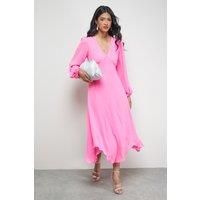 Warehouse Bright Pink Dress Womens Occasion Dresses