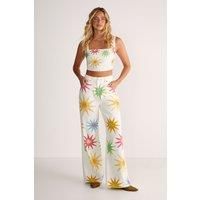 Nastygal Ecru Straight Jeans Womens Going Out Jeans