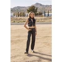 Nastygal Black Straight Leg Trousers Womens Going Out Trousers