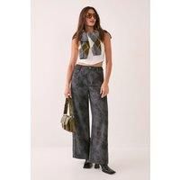 Nastygal Charcoal Straight Leg Trousers Womens Going Out Trousers