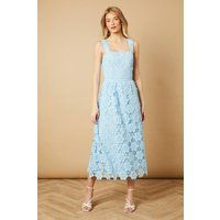 Oasis Sky Blue Midi Dress Womens Occasion Dresses