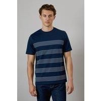 Burton Navy T-Shirt Mens Casual T-Shirts