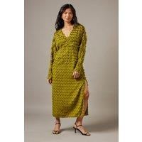 Warehouse Chartreuse Dress Womens Party Dresses