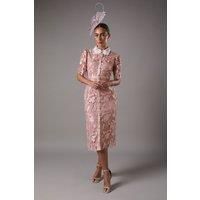 Coast Blush Midi Dress Womens Occasion Dresses