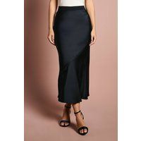 Coast Navy Midi Skirt Womens Occasion Skirts