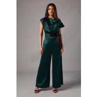 Coast Emerald Wide Leg Jumpsuit Womens Occasion Jumpsuits