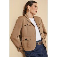 Wallis Mocha Jacket Womens Daywear Jackets & Coats