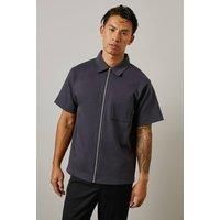 Burton Navy Overshirt Mens Casual Shirts
