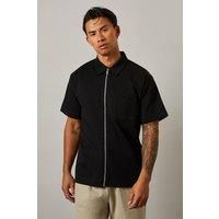 Burton Black Overshirt Mens Casual Shirts