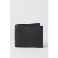 Mens Black Leather Wallet - One Size