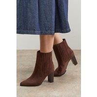 Oasis Chocolate Chelsea Boots Womens Casual Boots