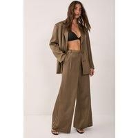 Nastygal Olive Tailored Trousers Womens Going Out Trousers