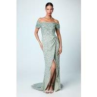 Coast Sage Column Dress Womens Bridesmaids Dresses